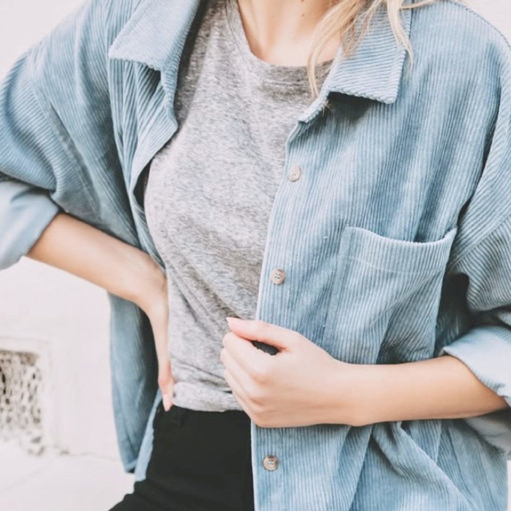 JCrew Oversized Corduroy Jacket Top